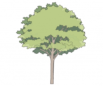Country Style Tree/shrub/grass-ID:152870637