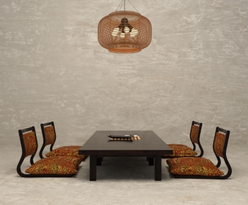 Japanese Style Leisure Table And Chair-ID:517872717