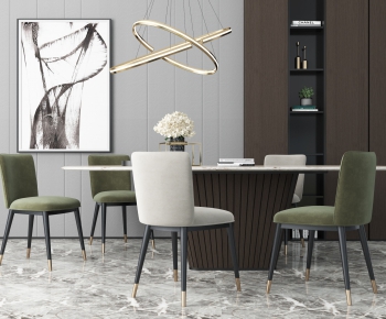 Modern Dining Table And Chairs-ID:433812116