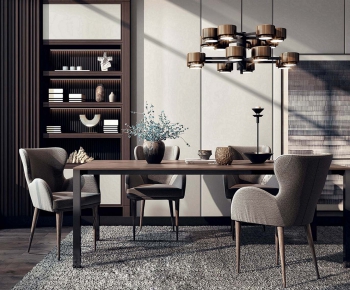 Modern Dining Table And Chairs-ID:217722662