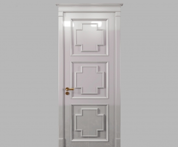 European Style Solid Wood Door-ID:733006351