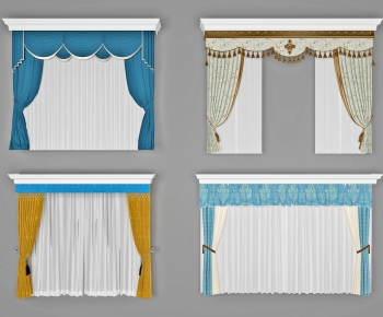 New Chinese Style The Curtain-ID:355215361