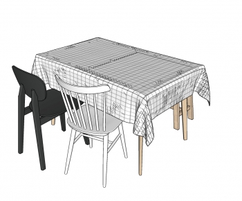 Modern Dining Table And Chairs-ID:243328123