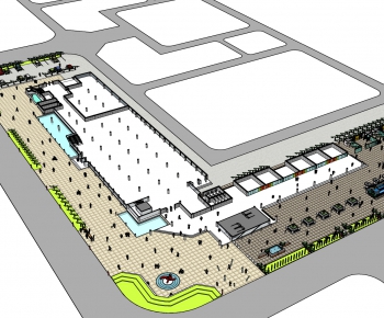 Modern Architectural Bird's-eye View Planning-ID:263663213