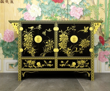 Chinese Style Decorative Cabinet-ID:580411728
