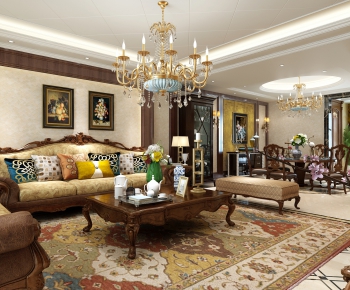European Style A Living Room-ID:920936736