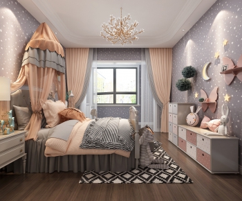 American Style Girl's Room Daughter's Room-ID:274733547