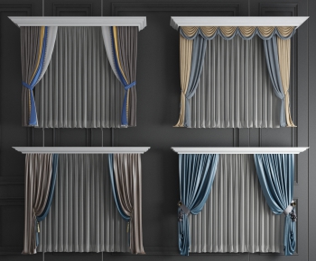 Simple European Style The Curtain-ID:457601119