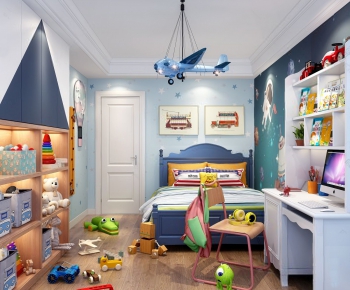 Simple European Style Children's Room-ID:629781823