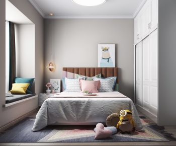 Nordic Style Girl's Room Daughter's Room-ID:380181861