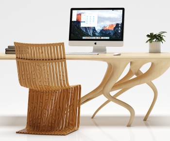 New Chinese Style Computer Desk And Chair-ID:237277982