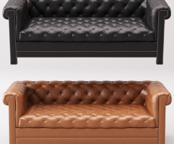 American Style Three-seat Sofa-ID:331915935