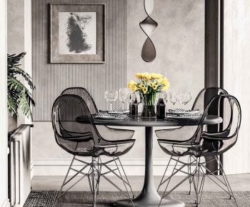Modern Dining Table And Chairs-ID:460301729