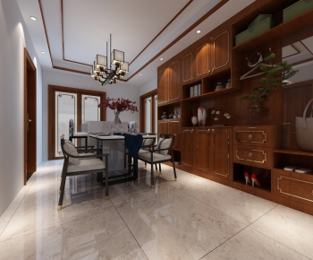 New Chinese Style Dining Room-ID:173491531