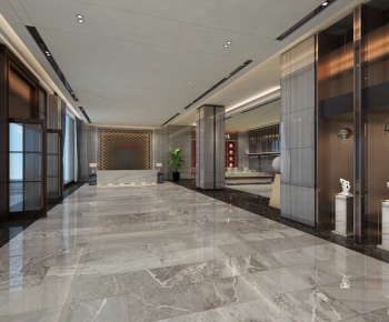 New Chinese Style Real Estate Sales Office-ID:107732544