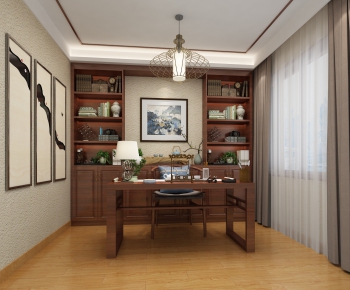 New Chinese Style Study Space-ID:918379176