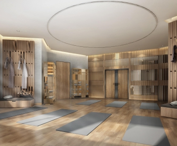 New Chinese Style Yoga Room-ID:755122412