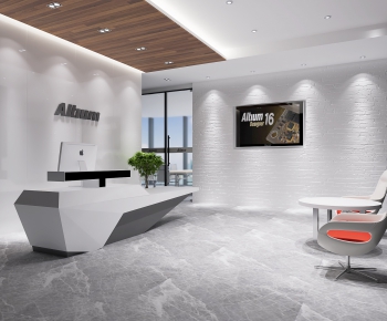 Modern Office Reception Desk-ID:920953928