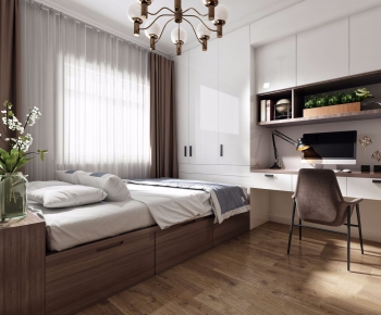 Nordic Style Bedroom-ID:148573734
