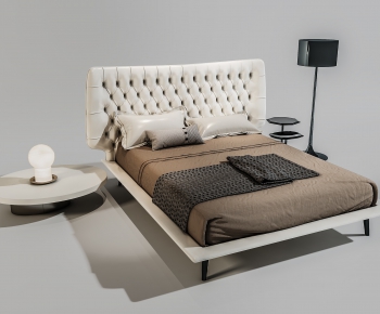 Modern Double Bed-ID:548391331