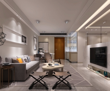 Modern A Living Room-ID:423364477