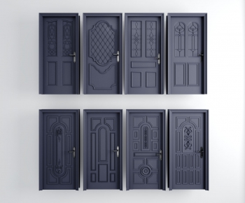 Simple European Style Solid Wood Door-ID:958389829