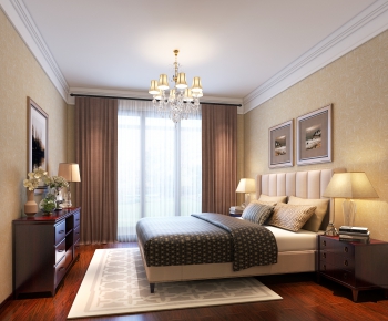 Simple European Style Bedroom-ID:298055135