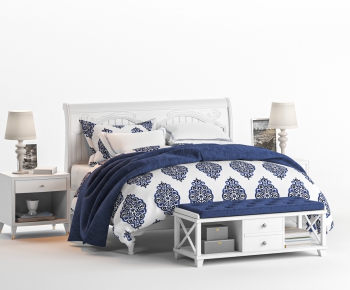 American Style Double Bed-ID:822004687