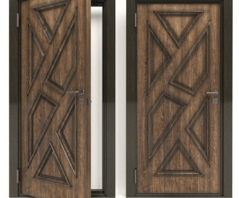 Modern Solid Wood Door-ID:288435595