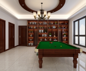 New Chinese Style Billiards Room-ID:404347329