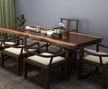 New Chinese Style Office Table-ID:581309158