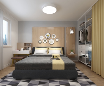 Nordic Style Bedroom-ID:527422874
