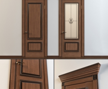 Modern Solid Wood Door-ID:719023548