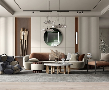Modern A Living Room-ID:563917884
