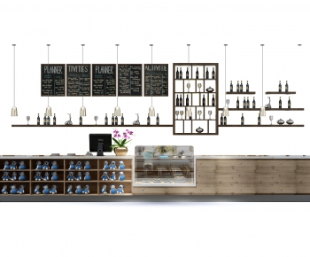 Industrial Style Counter Bar-ID:458976848