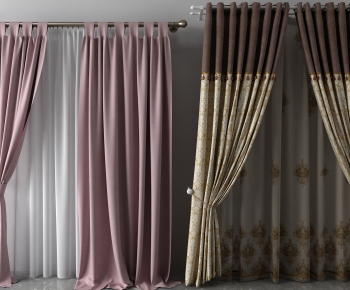 Simple European Style The Curtain-ID:230546686