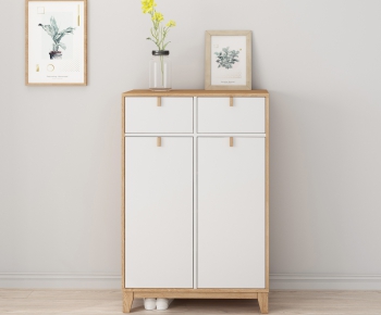 Nordic Style Shoe Cabinet-ID:952351933