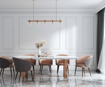 Modern Dining Table And Chairs-ID:641698714