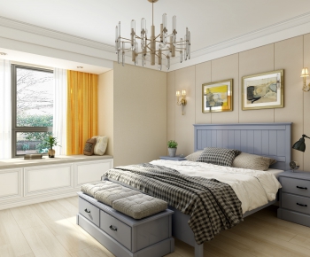 American Style Bedroom-ID:823986267