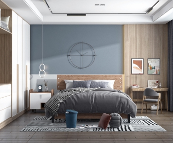 Nordic Style Bedroom-ID:349708286