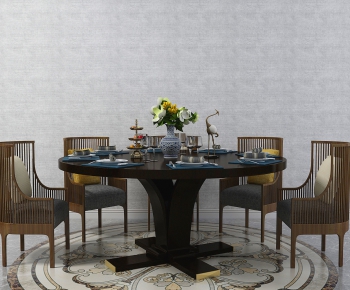 Modern Dining Table And Chairs-ID:752967191