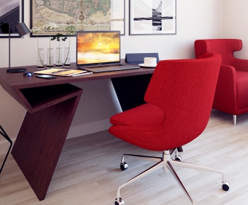Post Modern Style Office Table-ID:742409677