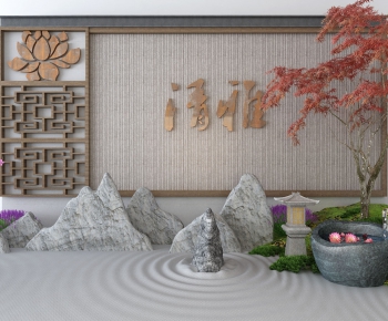 New Chinese Style Garden-ID:318447696