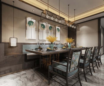 New Chinese Style Dining Room-ID:910308631