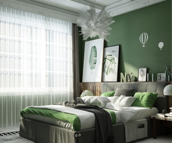Nordic Style Bedroom-ID:405798155
