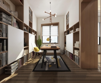 Nordic Style Study Space-ID:901533424