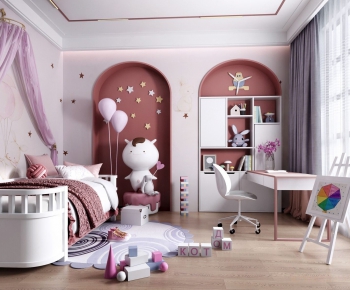 Modern Girl's Room Daughter's Room-ID:582873663