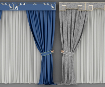 New Chinese Style The Curtain-ID:668868597