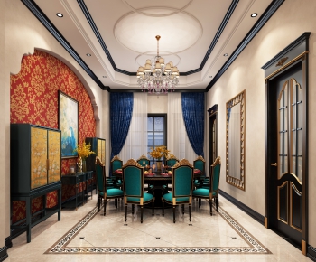 New Classical Style Dining Room-ID:121448616
