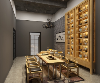 New Chinese Style Tea House-ID:684956956